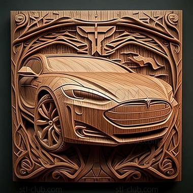 3D модель Tesla Model S (STL)